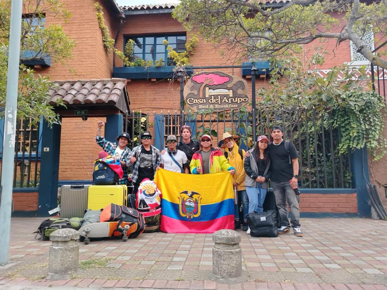 Casa Del Arupo Vandrerhjem Quito Eksteriør bilde